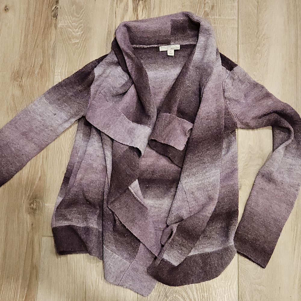 Women's Purple Gradient Sweater